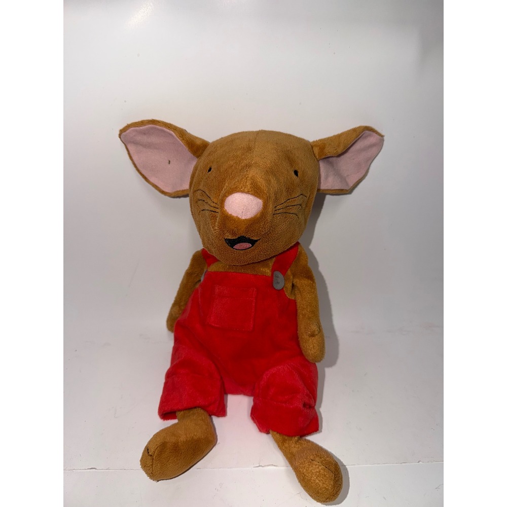 If You Give a Mouse a Cookie Plush Mouse in Red Overalls 12 Inch Stuffed Animal